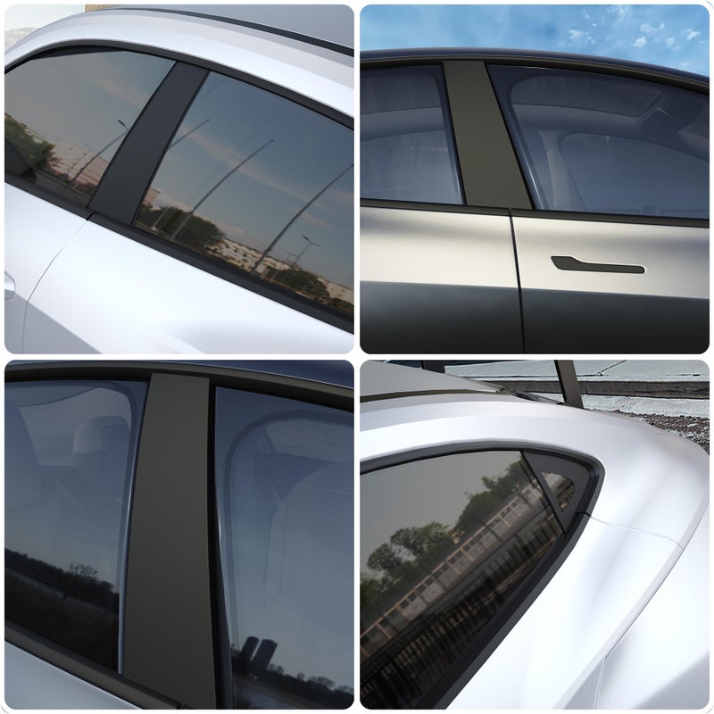 Arespark Matte Black Vinyl Wrap  Self-Adhesive Matte Vinyl Tape for Black Out Chrome Delete Window Trim  Car Chrome Delete Tape DIY Film Sticker with Installation Tools (4in x 30feet) - Image 3